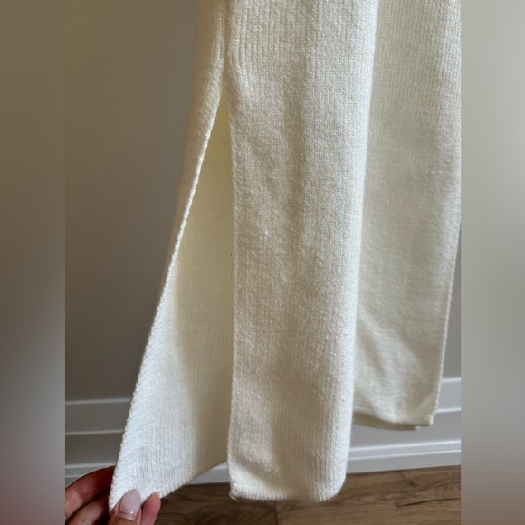 White Knit Dress - Picture 4 of 4